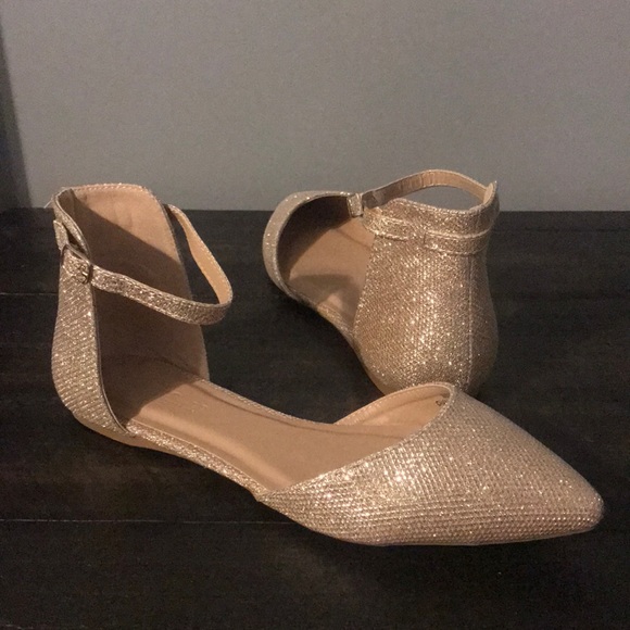 Champagne Sparkle Shoes - Picture 2 of 5